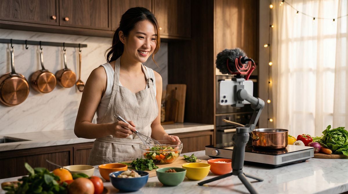 国产主播美食视频